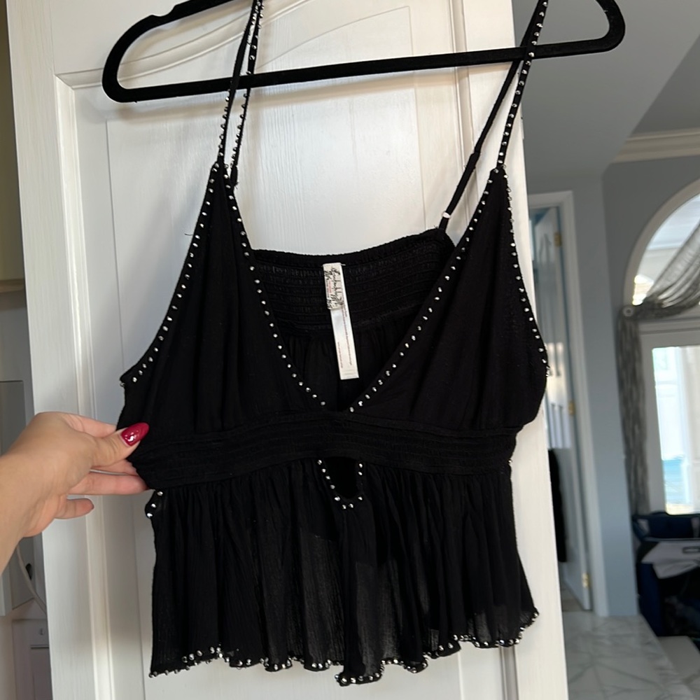 Free People bedazzled tank